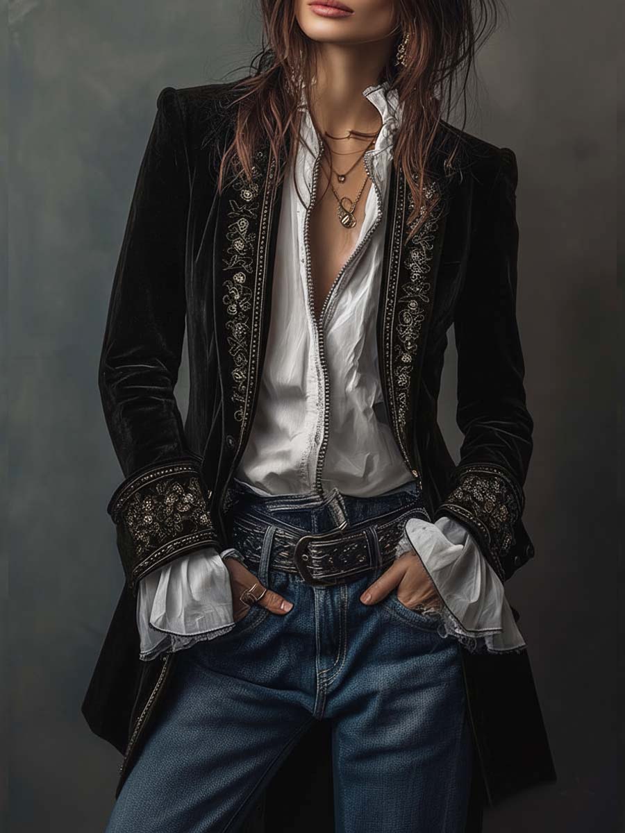 Women’s Long Vintage Jacket