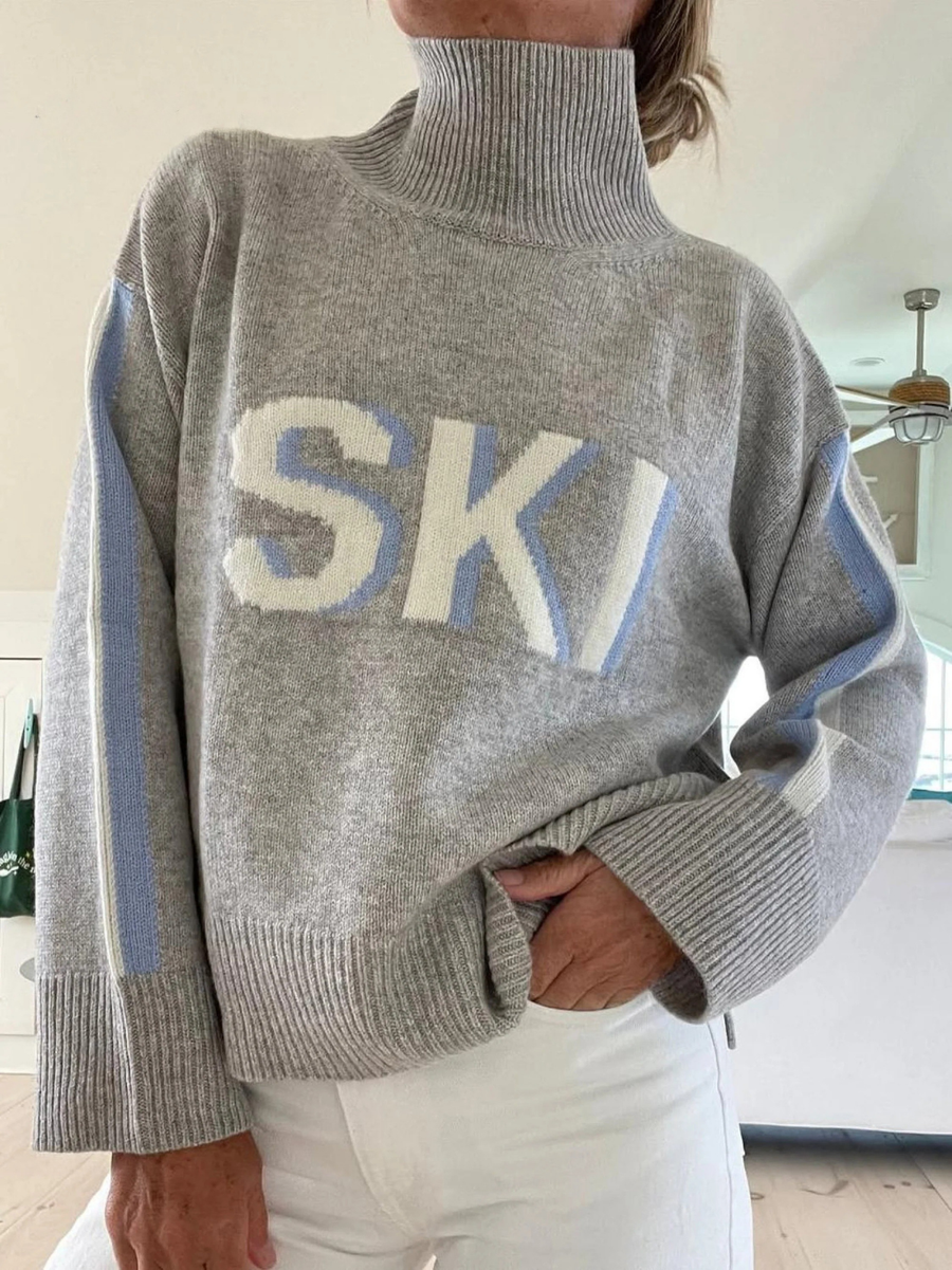 Women’s Retro Turtleneck Sweater
