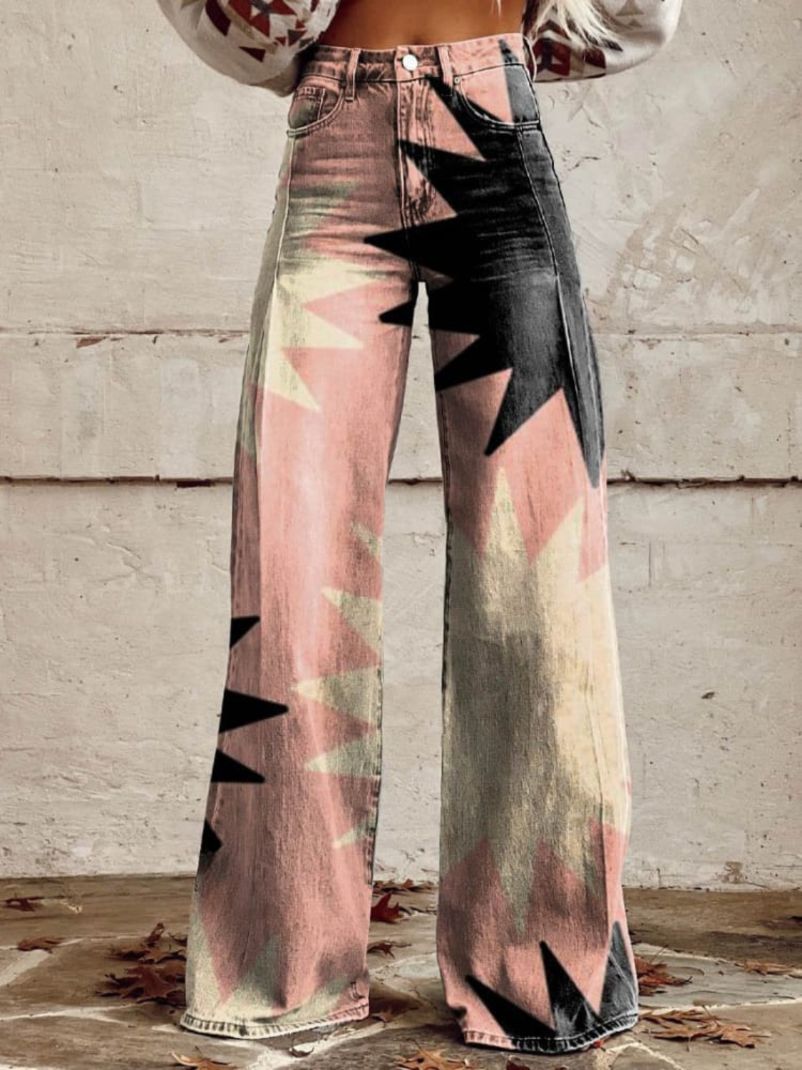 Sophia™ | Pink Explosion Wide Leg Pants