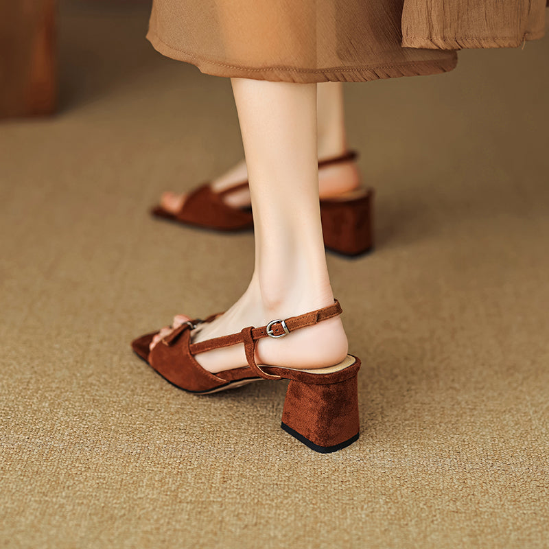 Capris Genuine Leather Sandals
